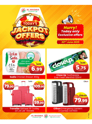 Today Jackpot Offers