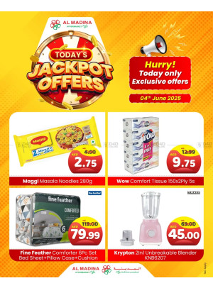 Today Jackpot Offers