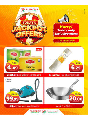 Today Jackpot Offers