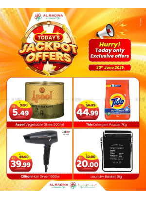 Today Jackpot Offers