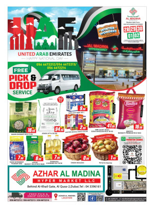 National Day Deals - Azhar Al Madina Hypermarket, Dubai