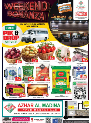 Weekend Bonanza - Azhar Al Madina Hypermarket, Dubai