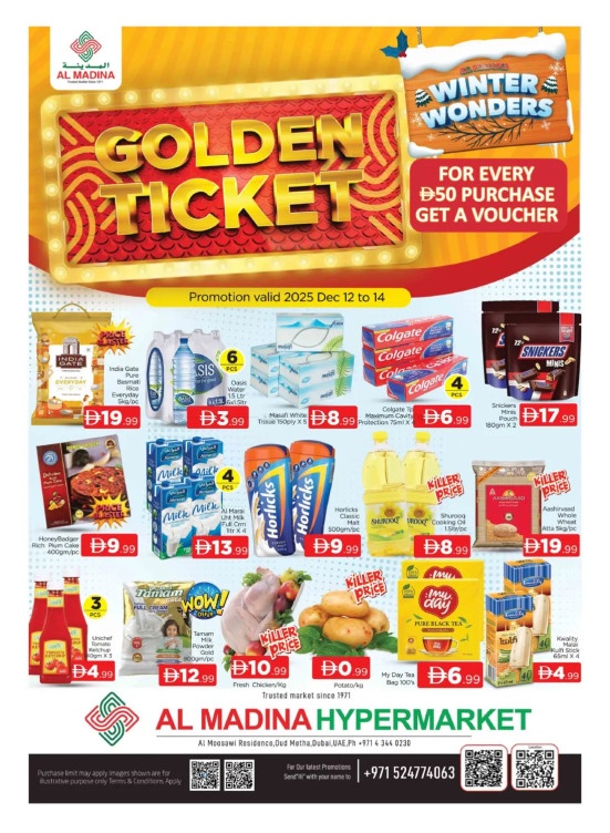Golden Ticket - Oud Metha, Dubai