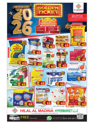 New Year Deals - Hilal Al Madina, Crystal Mall, Dubai