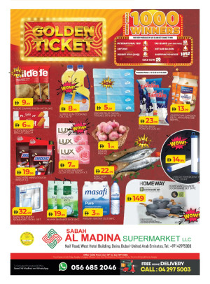 Weekend Deals - Sabah Al Madina, Dubai
