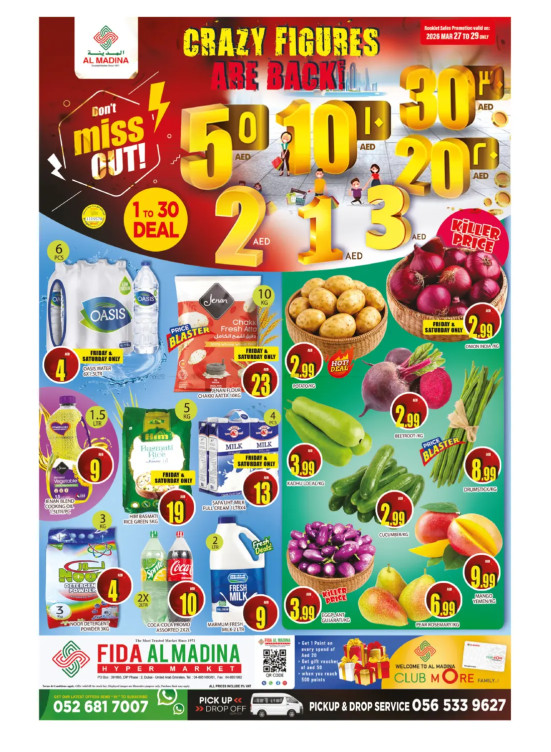 Crazy Figures Deal - Fida Al Madina, Dubai
