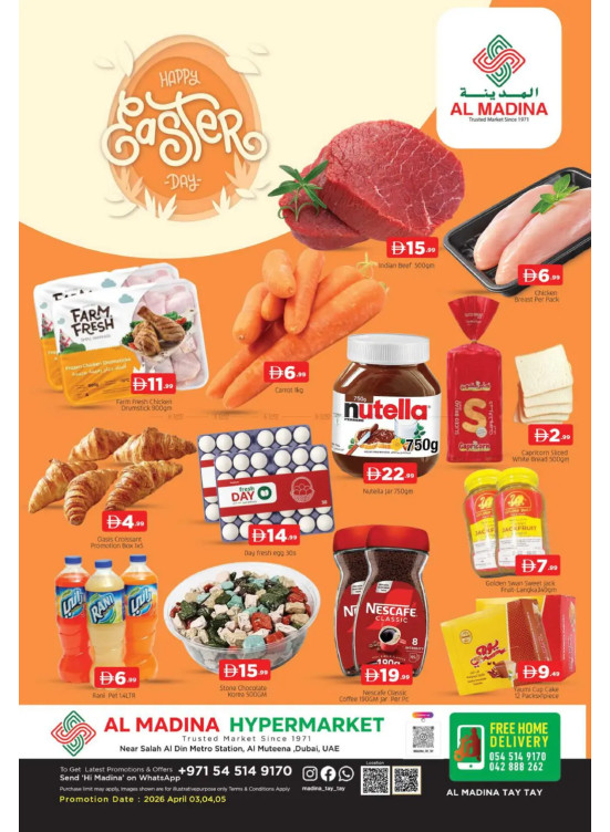 Happy Easter Deals - Al Muteena, Dubai