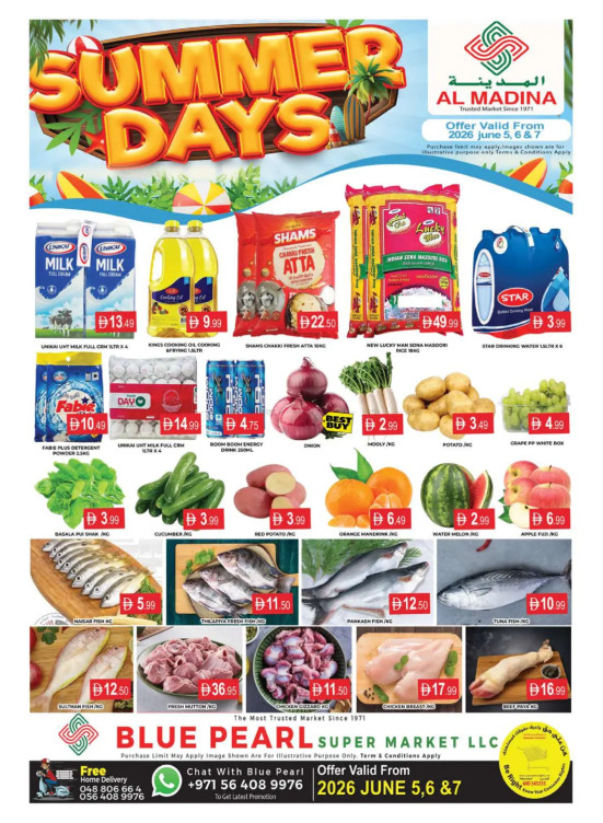 Summer Days - Blue Pearl Supermarket LLC, Dubai