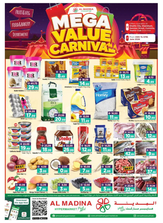 Mega Value Carnival - Hamdan Street & Khalifa City, Abu Dhabi