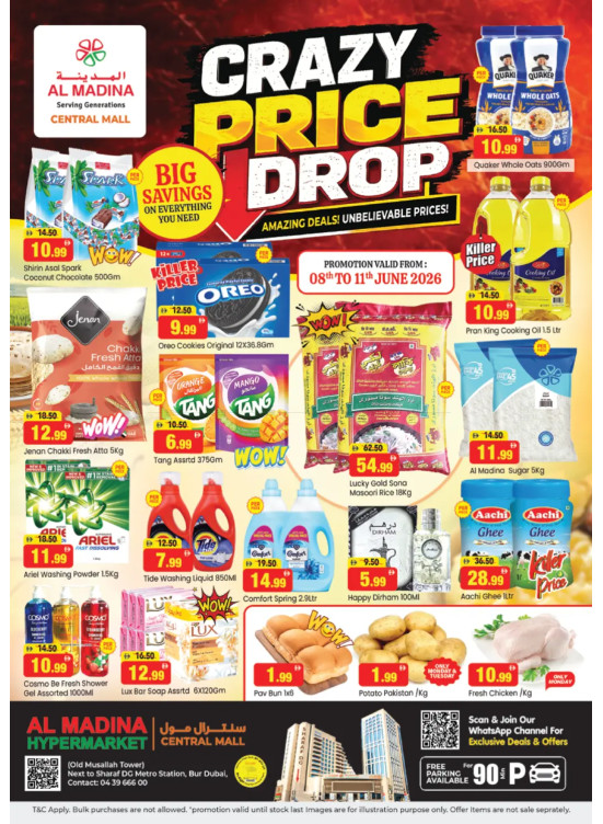Crazy Price Drop - Central Mall, Dubai