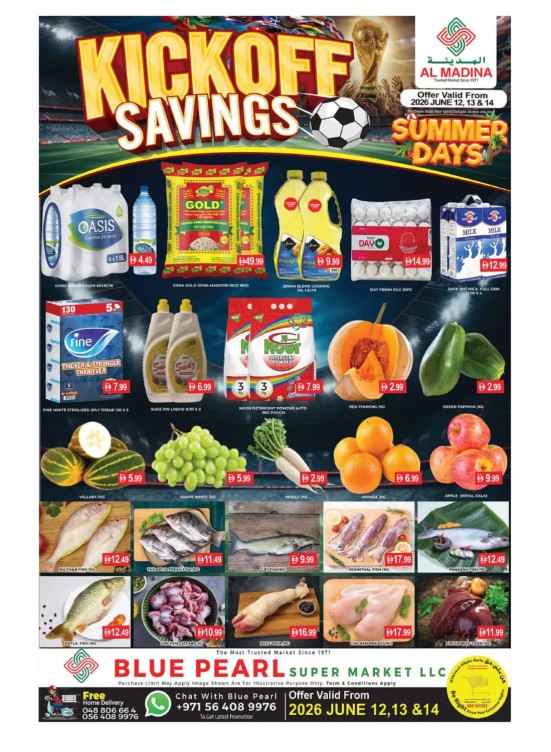 Kick Off Savings - Blue Pearl Supermarket LLC, Dubai