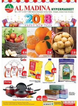 Happy New Year 2018 Offers - Rolla, Sharjah Branch