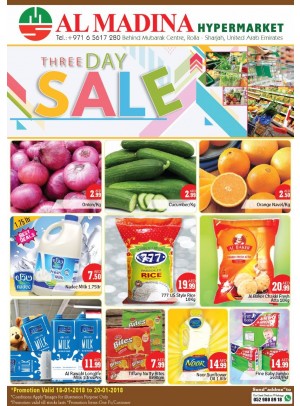 Three Days Sale - Rolla, Sharjah Branch