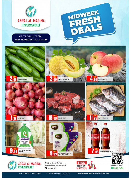 Midweek Fresh Deals - ِAbraj Al Madina, Ajman