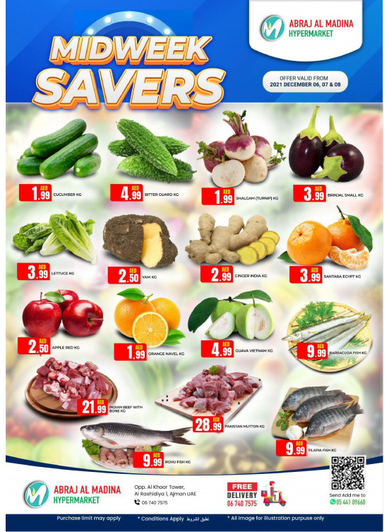 Midweek Savers - ِAbraj Al Madina, Ajman