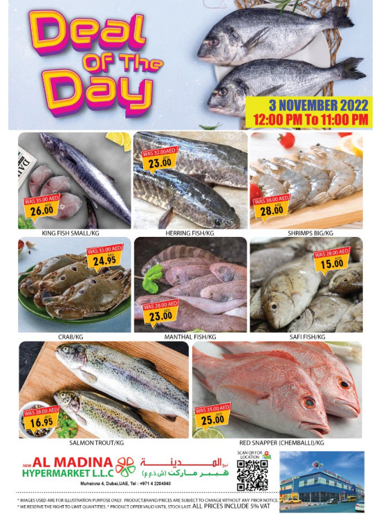 Today Deals Muhaisnah 4, Dubai from Al Madina Hypermarket until 3rd