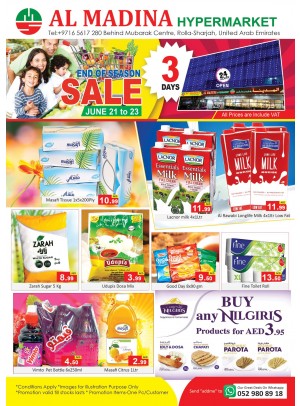 End of Season Sale