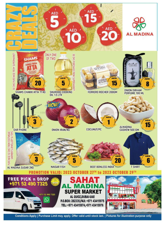 Crazy Deals - Sahat Al Madina, Dubai