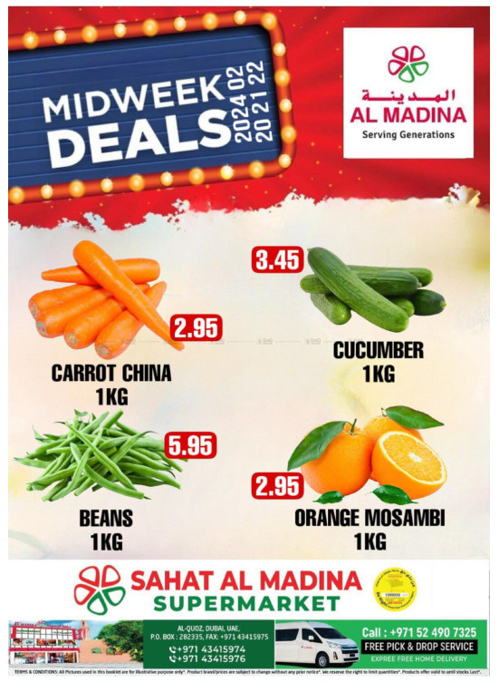 Midweek Deals - Sahat Al Madina, Dubai