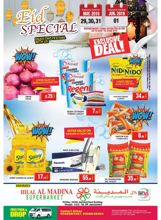 Eid Special Offers National Paints from Al Madina Hypermarket until 1st June Al Madina