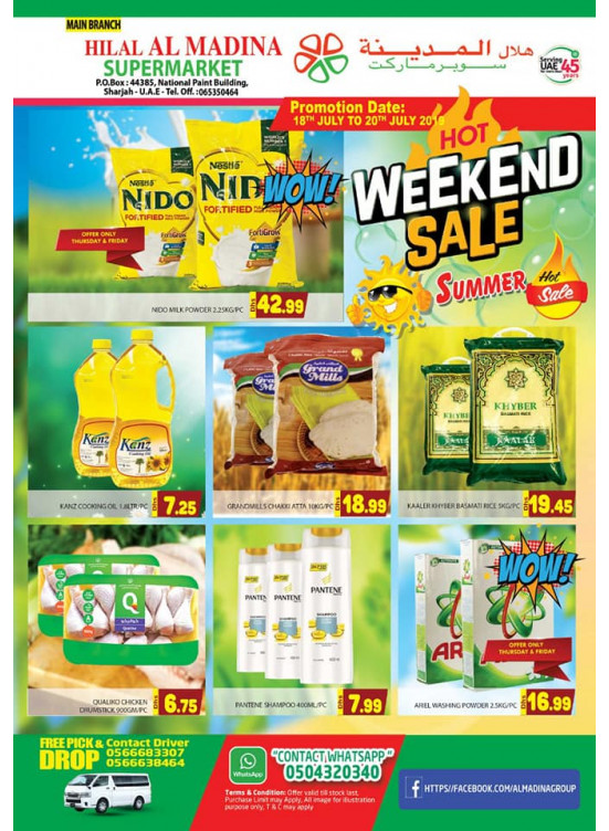 Hot Weekend Sale National Paints from Al Madina Hypermarket until