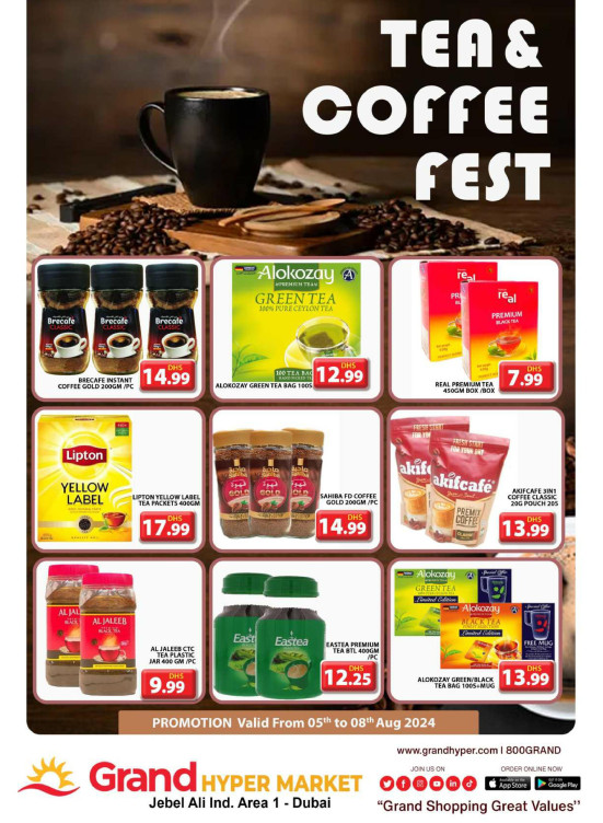 Tea & Coffee Fest - Grand Hypermarket Jebel Ali