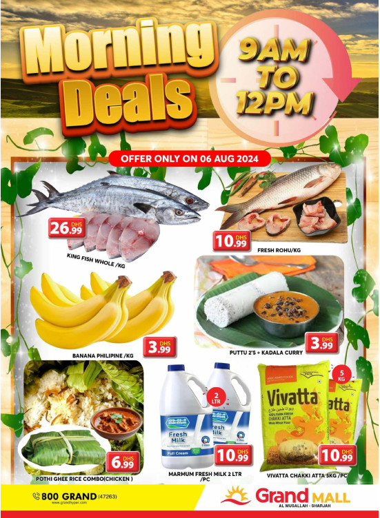 Morning Deals - Grand Mall Sharjah