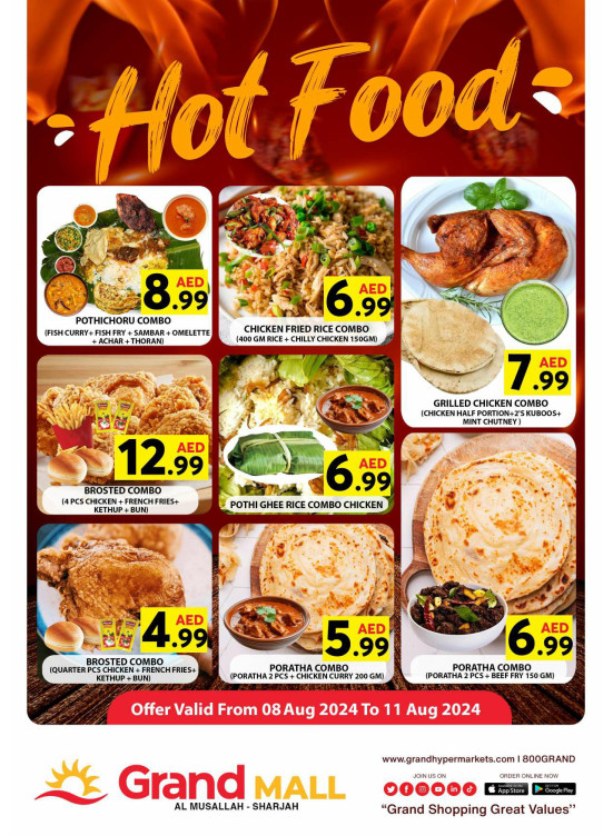 Hot Food - Grand Mall Sharjah