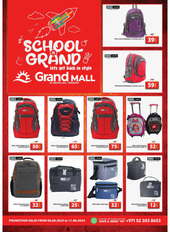 School Is Grand - Grand Mall Sharjah
