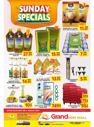 Sunday Specials Deals - Grand Mini Mall