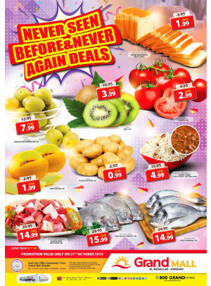 Never Seen Deals - Grand Mall Sharjah