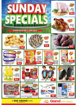 Sunday Specials - Grand City Mall