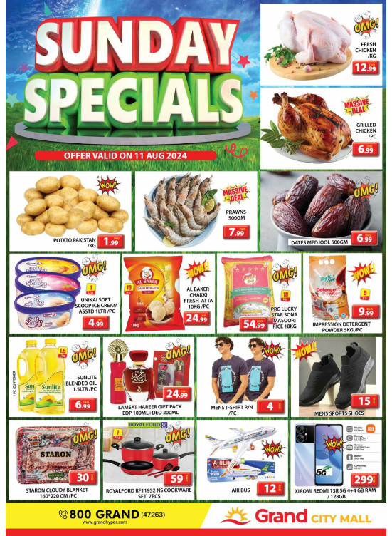 Sunday Specials - Grand City Mall