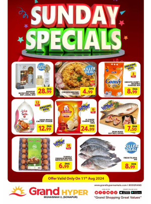 Sunday Specials - Grand Hyper Muhaisnah
