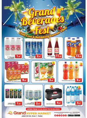 Grand Beverages Fest - Grand Hypermarket Jebel Ali