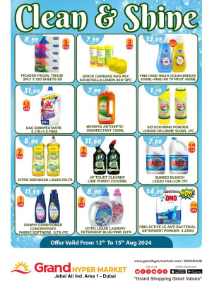 Clean & Shine Offers - Grand Hypermarket Jebel Ali
