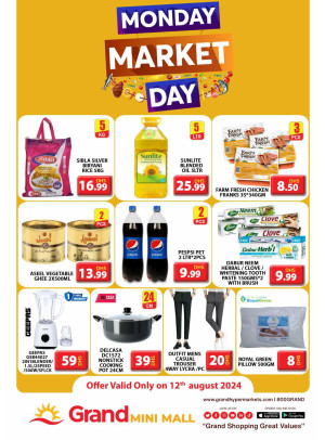 Monday Market Day - Grand Mini Mall