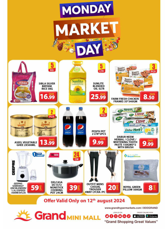 Monday Market Day - Grand Mini Mall