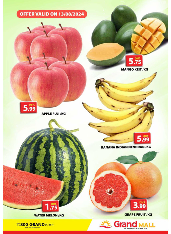Fruitilicious Tuesday - Grand Mall Sharjah