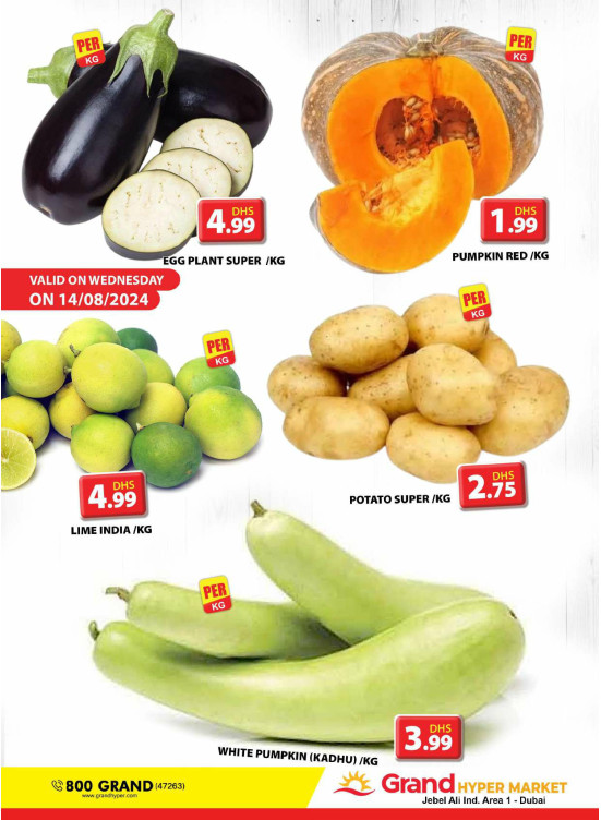 Veggie Wednesday - Grand Hypermarket Jebel Ali