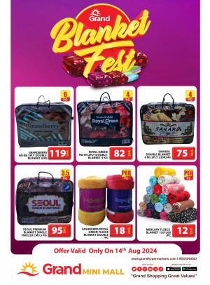 Blanket Fest - Grand Mini Mall