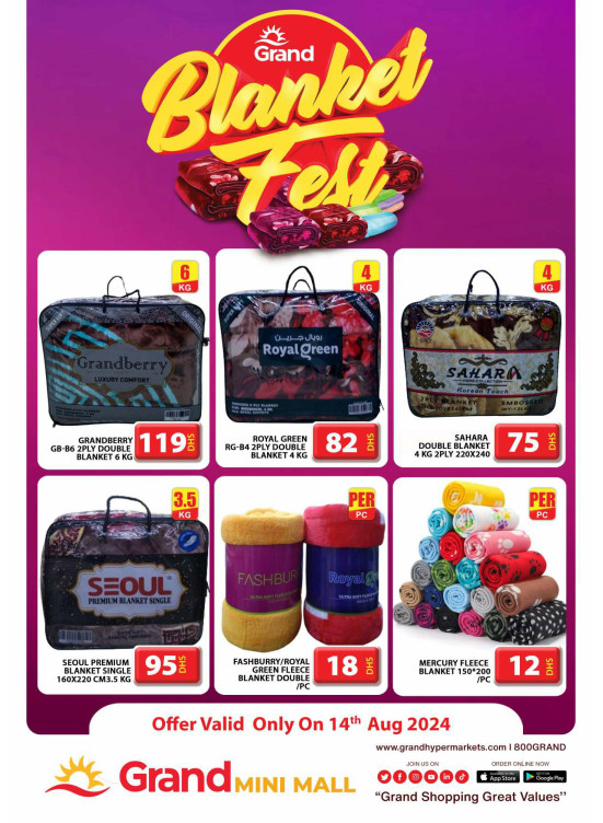 Blanket Fest - Grand Mini Mall
