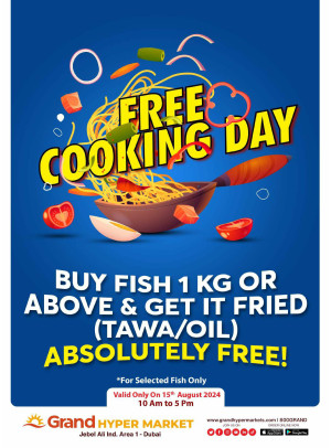 Free Cooking Day - Grand Hypermarket Jebel Ali