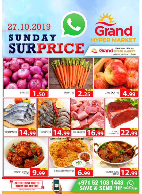 Sunday Surprise - Grand Hypermarket Jebel Ali