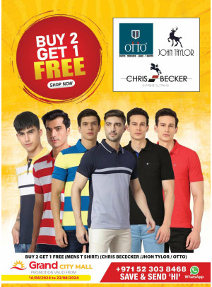 Buy 2 Get 1 Free - Grand City Mall