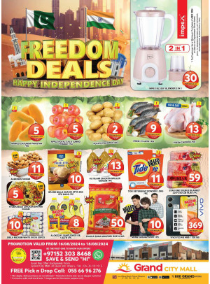 Weekend Deals - Grand City Mall