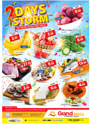 2 Days Storm Price - Grand Mall Sharjah