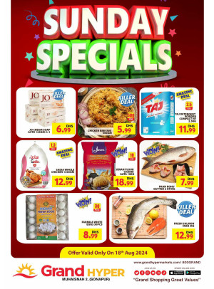 Sunday Specials - Grand Hyper Muhaisnah