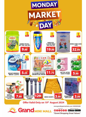 Monday Market Day - Grand Mini Mall