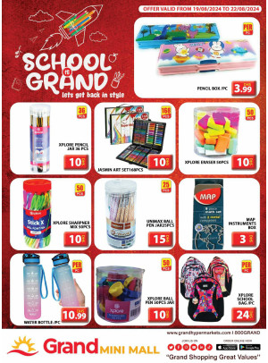 Back To School - Grand Mini Mall